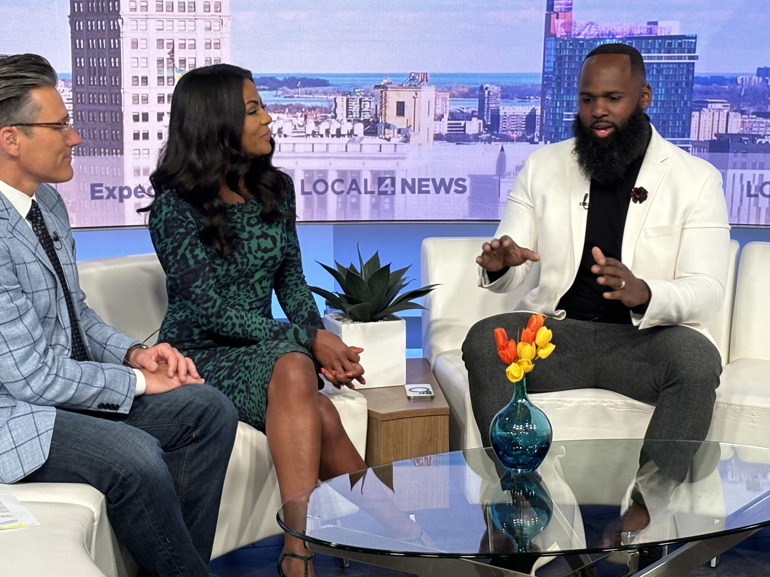 Andre Fluellen speaking at a corporate event